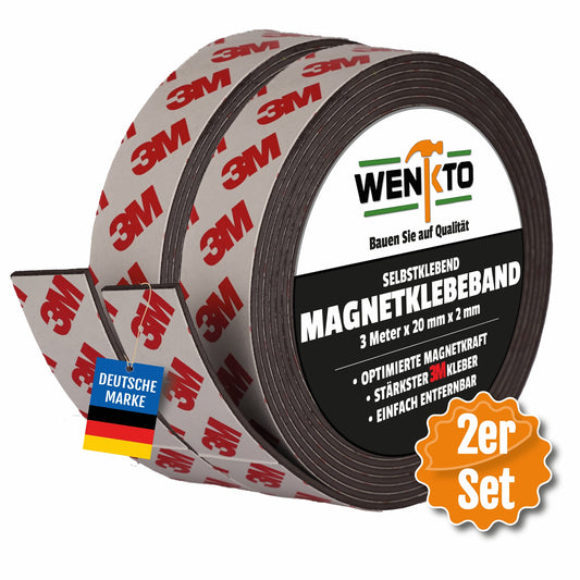 Parent: Magnet Klebeband; Länge 3 Meter; Breite 2 cm