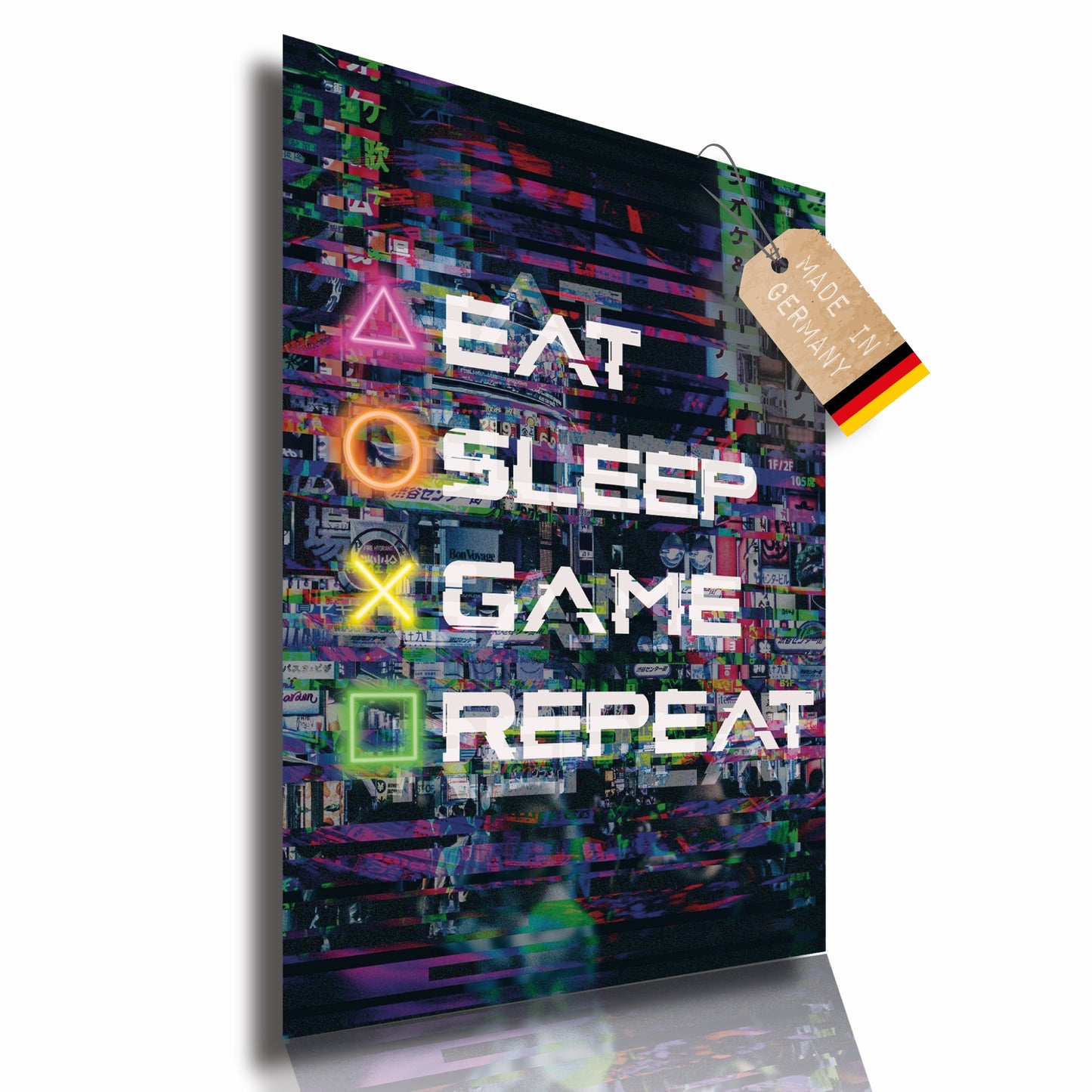 Gamer Poster "Eat-Sleep-Game-Repeat" 42 x 60 cm