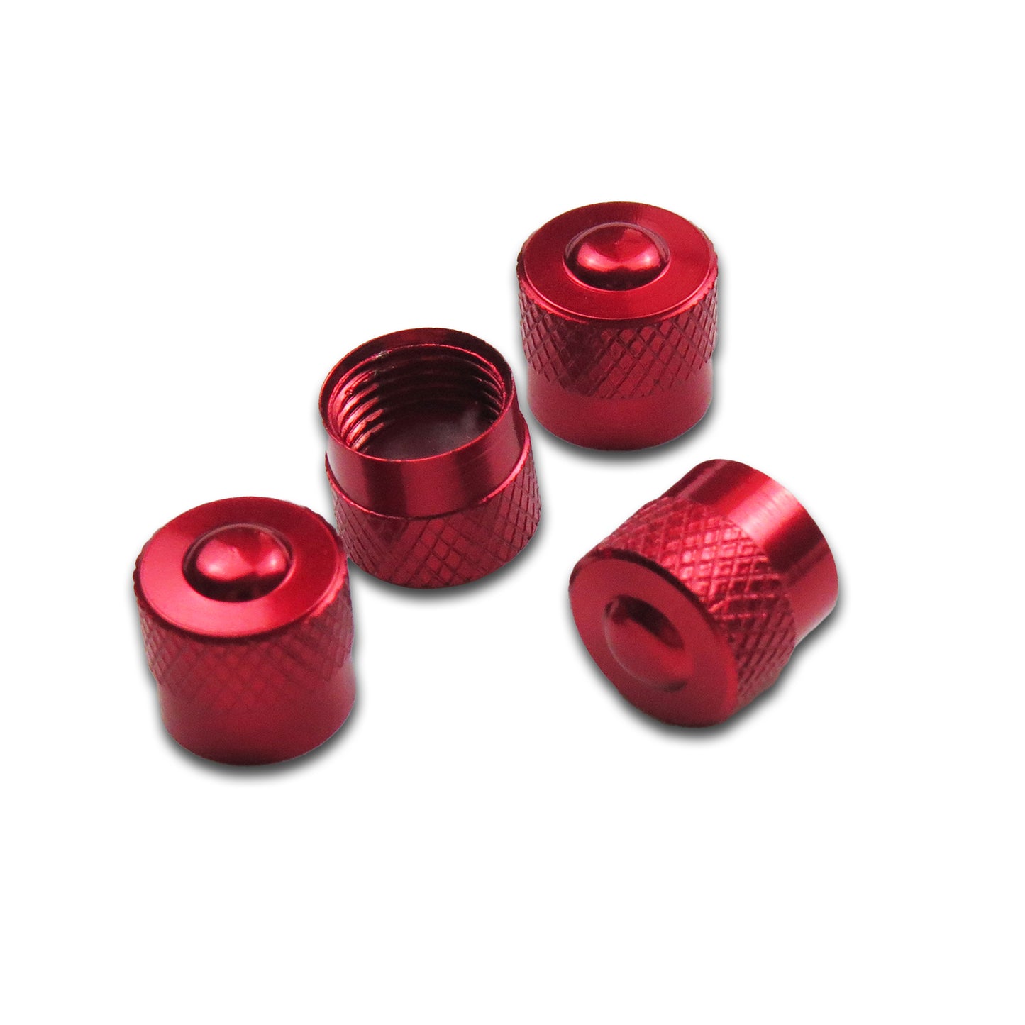 Schrader Ventilkappen Aluminium Racing 4er Set