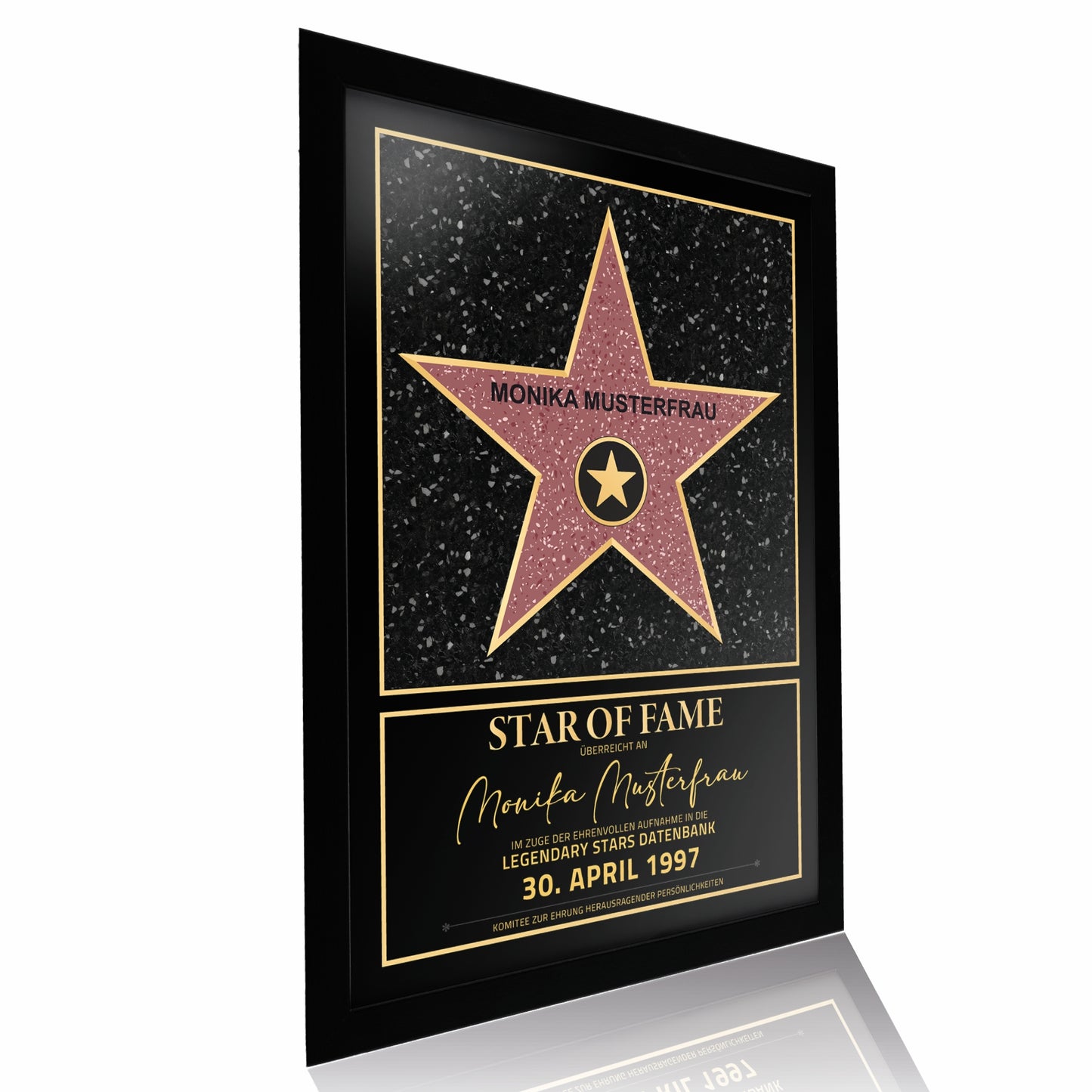 Personalisiertes Poster Star of Fame
