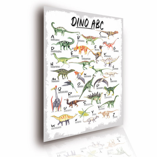 Kinderposter ABC Poster Dinosaurier 42 x 60 cm
