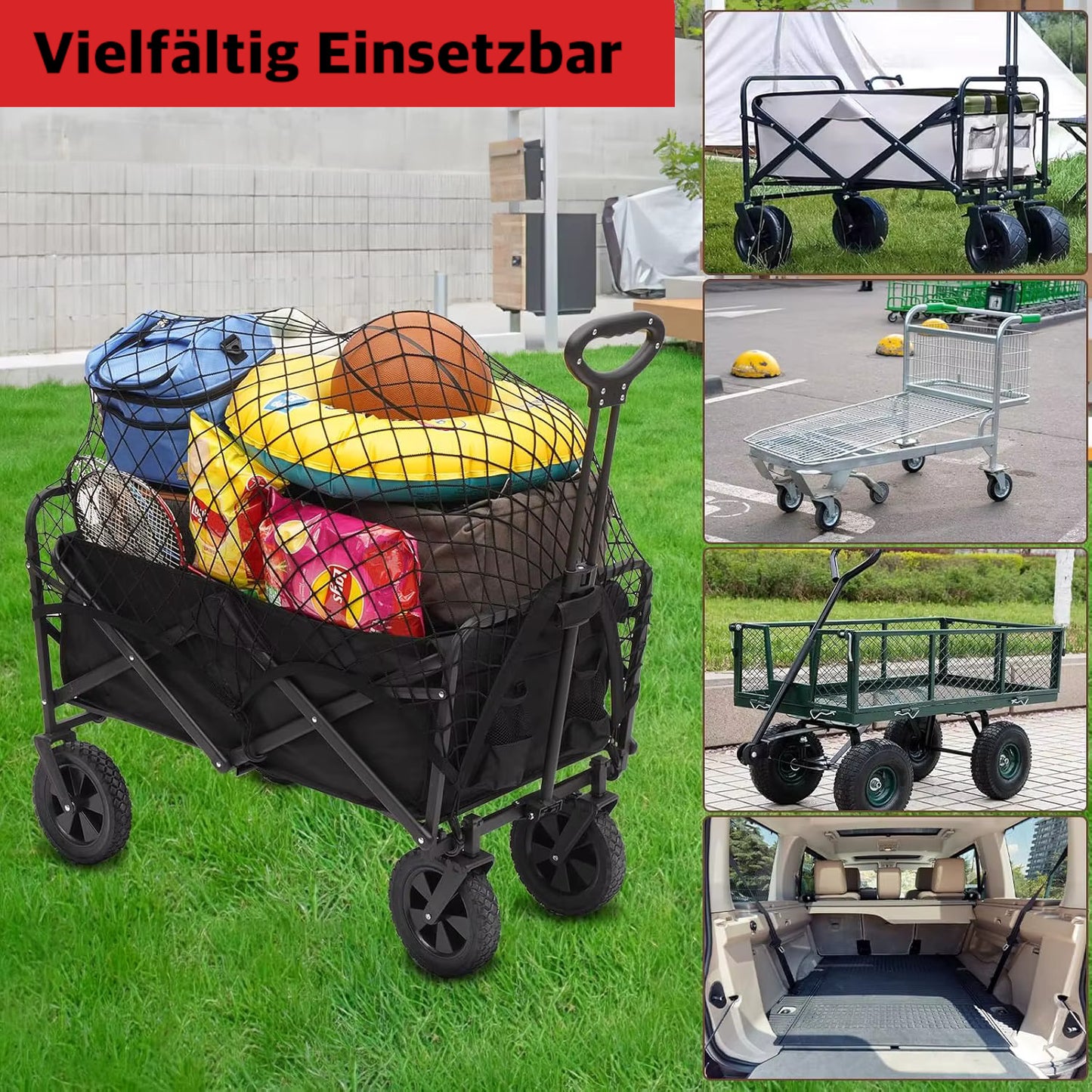 Kofferraum Gepäcknetz 80x60 cm