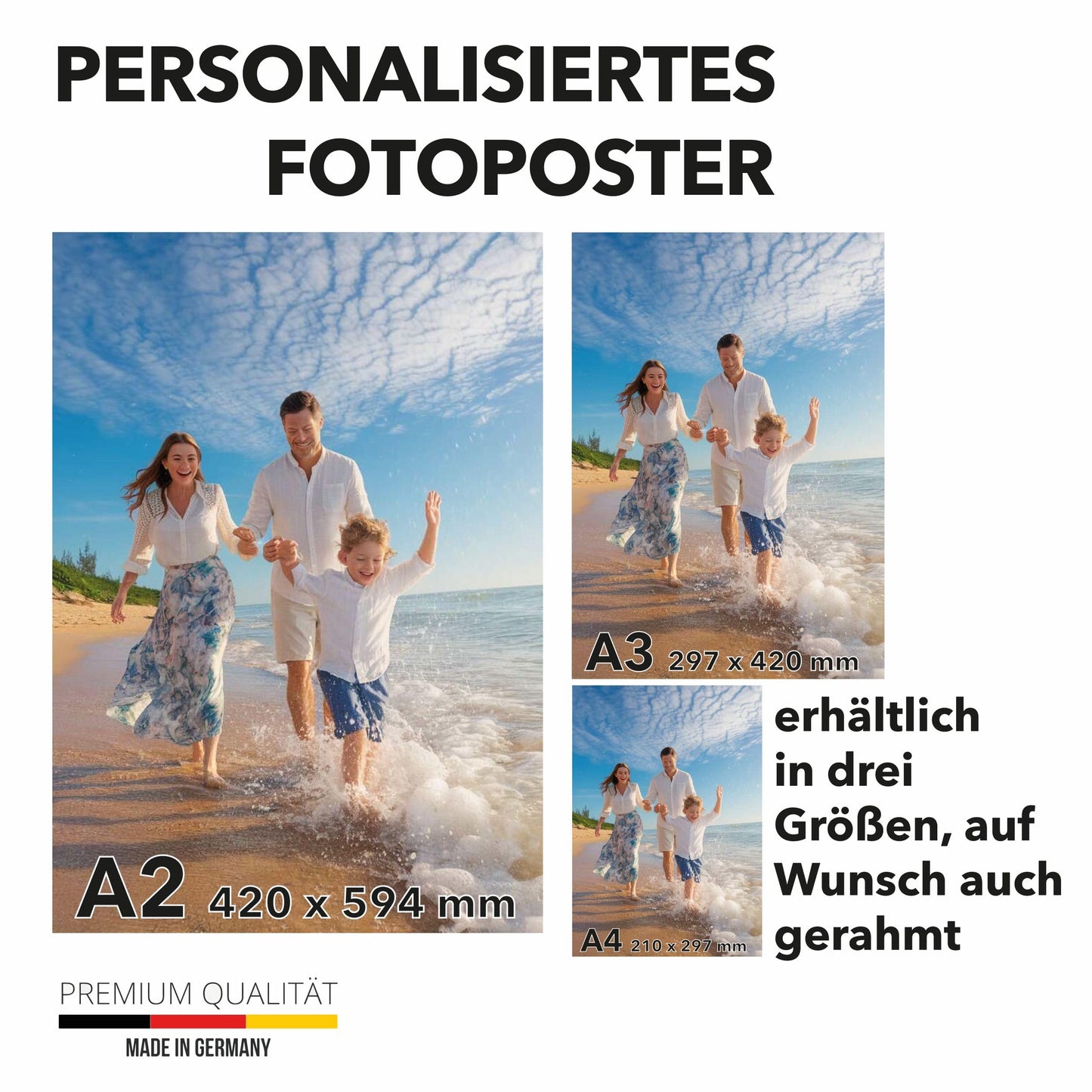 Personalisiertes Poster Eigenes Foto auf Poster Kunstdruck