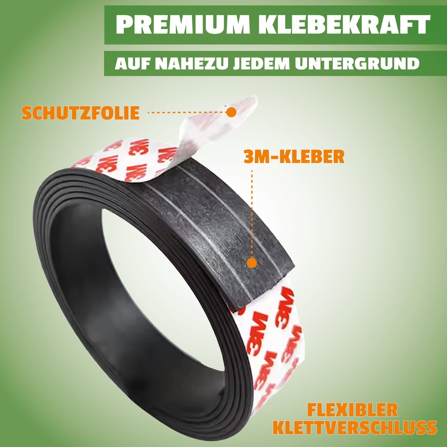 Parent: Magnet Klebeband; Länge 3 Meter; Breite 2 cm