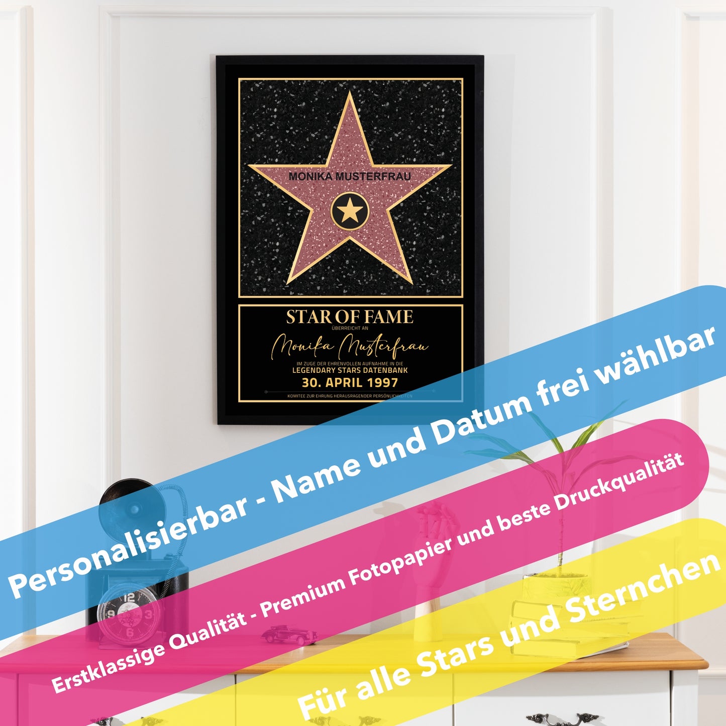 Poster personalisiert: Star of Fame