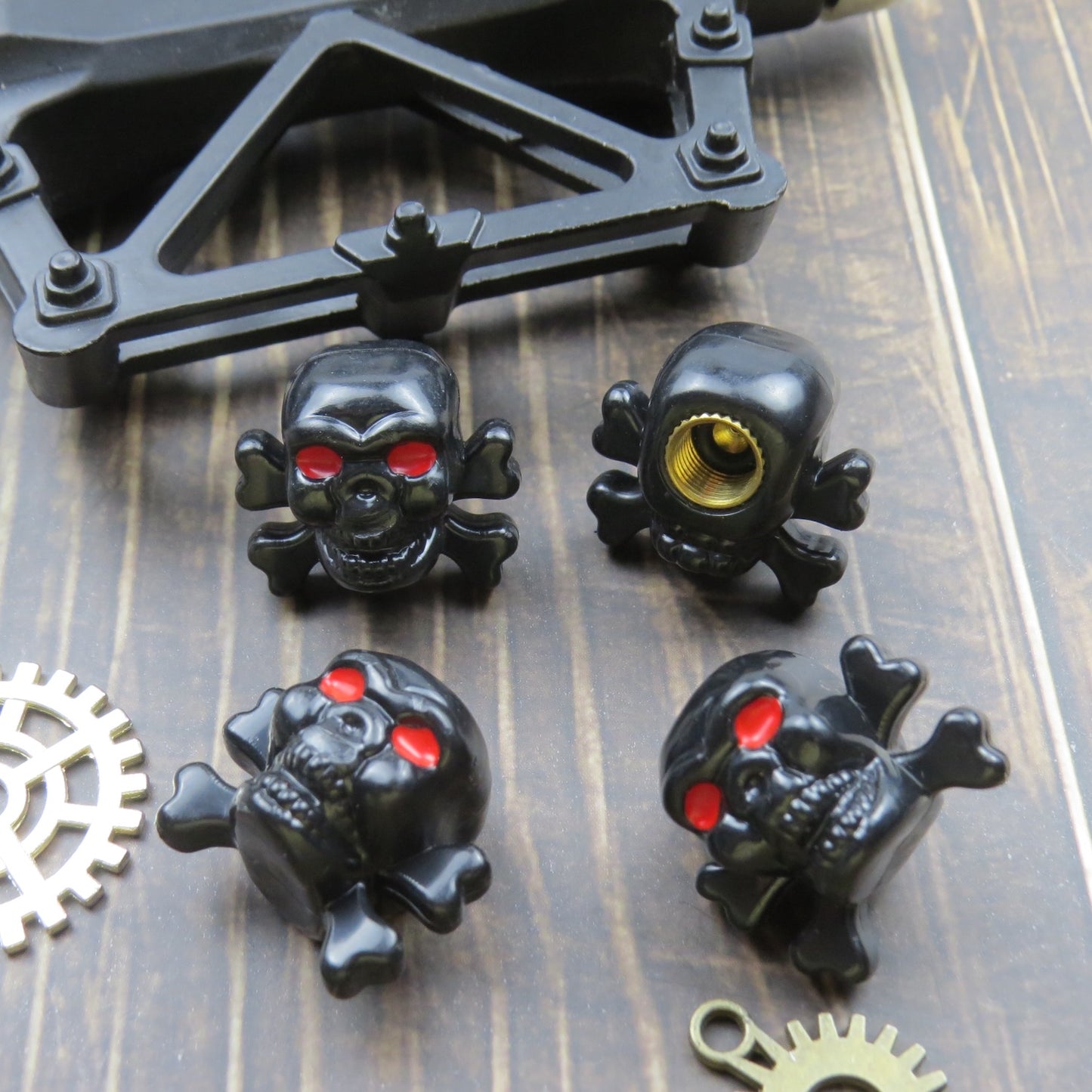Schrader Ventilkappen Eye-Catcher-Caps 4er Set