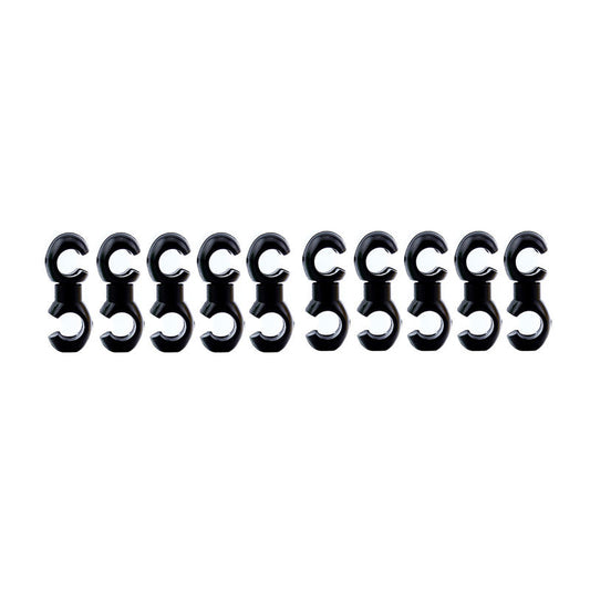 Fahrrad Hydraulikschlauch-Clips 8er Set Farbe: Schwarz