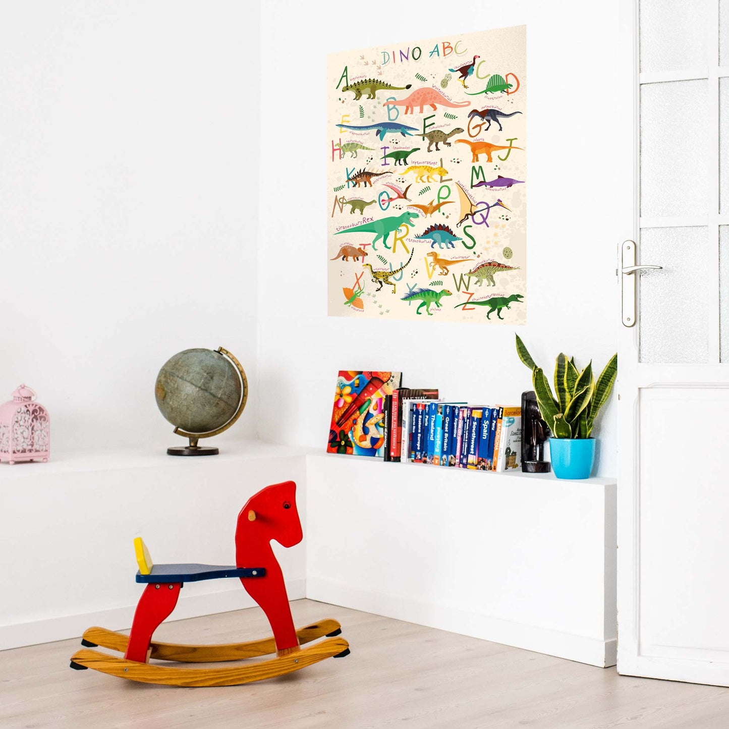 Dino ABC Poster Lernposter für Kinder 42 x 60 cm