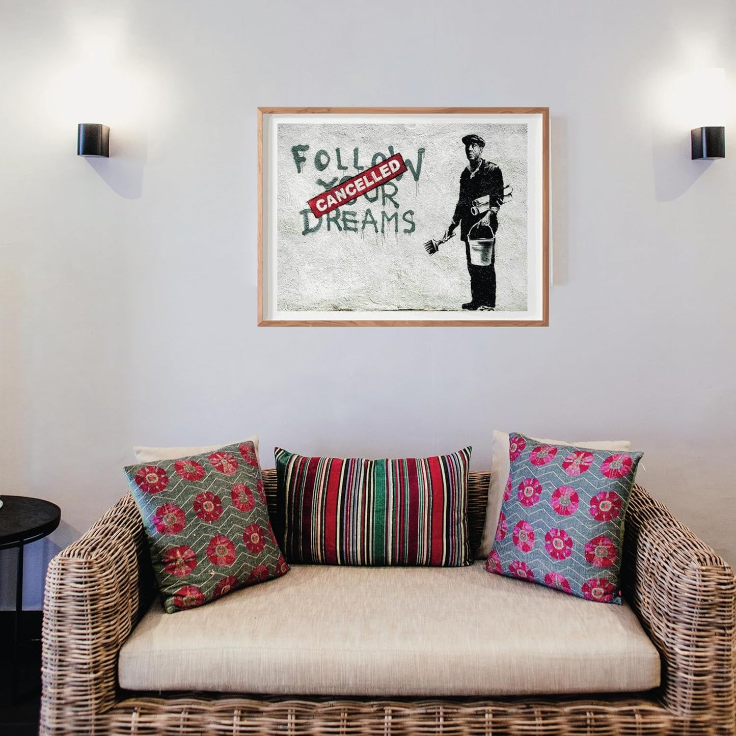 Banksy Poster Follow Your Dreams 60 x 42 cm