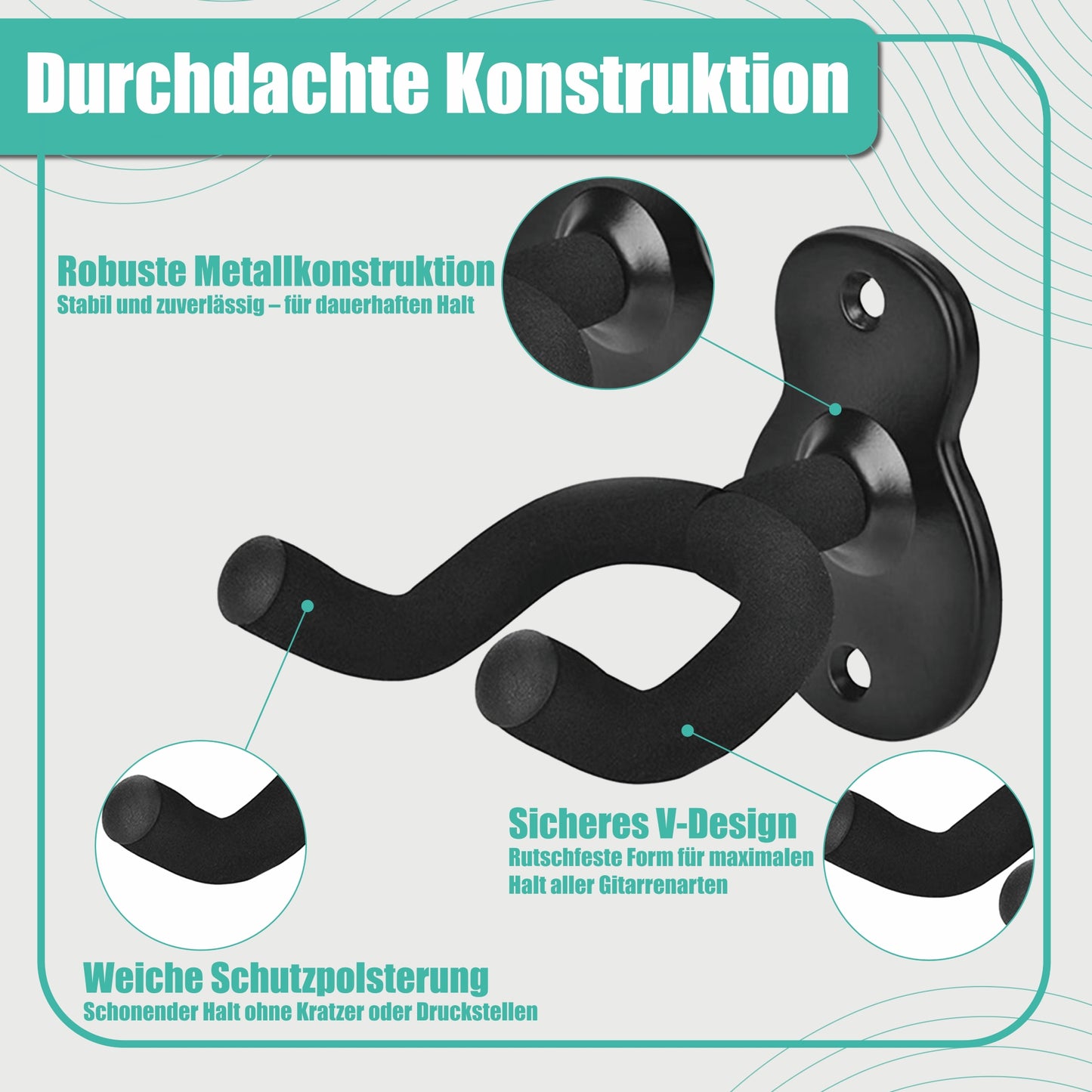 pixly® Gitarren Wandhalter