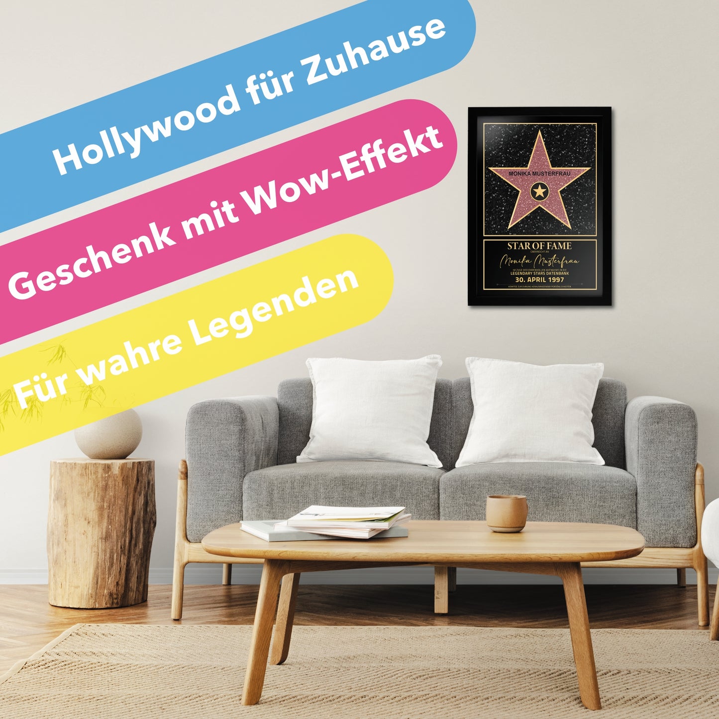 Poster personalisiert: Star of Fame