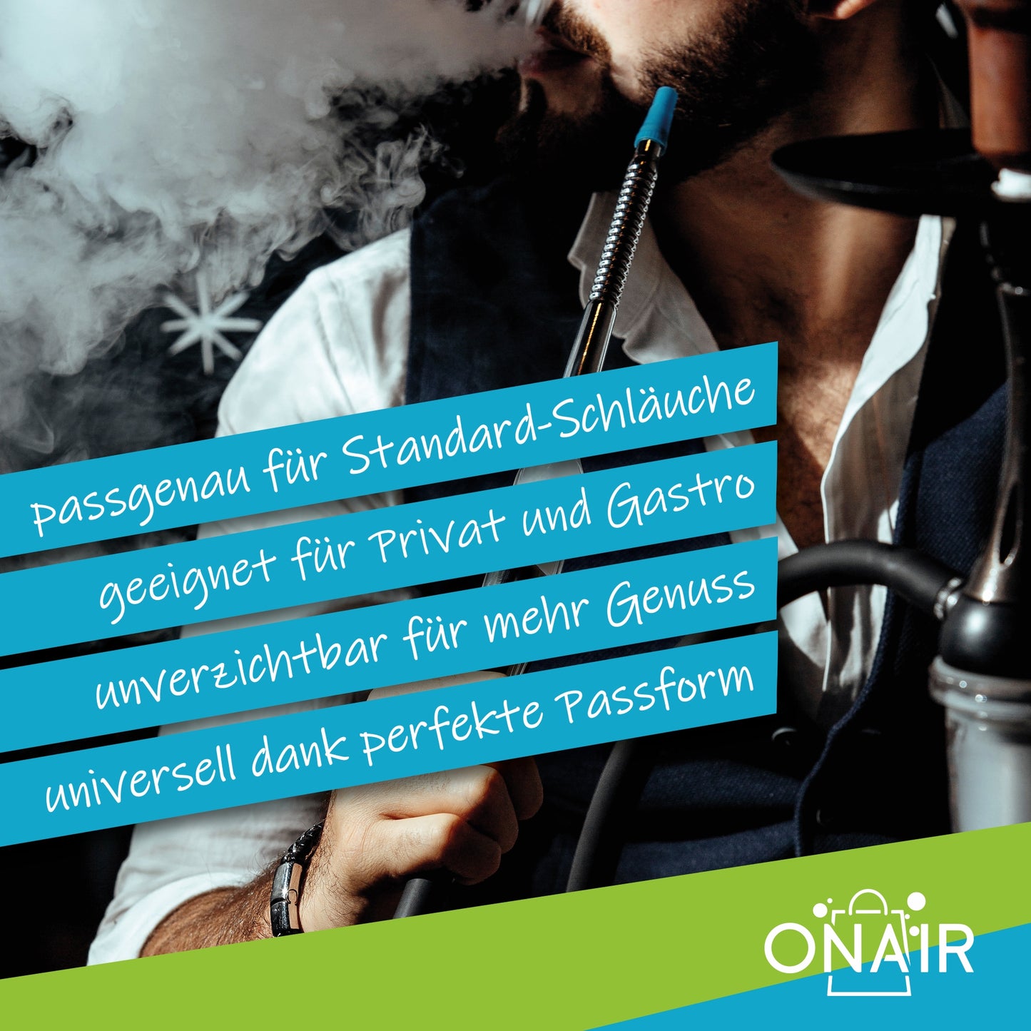 Hygienemundstück für Wasserpfeife & Shisha