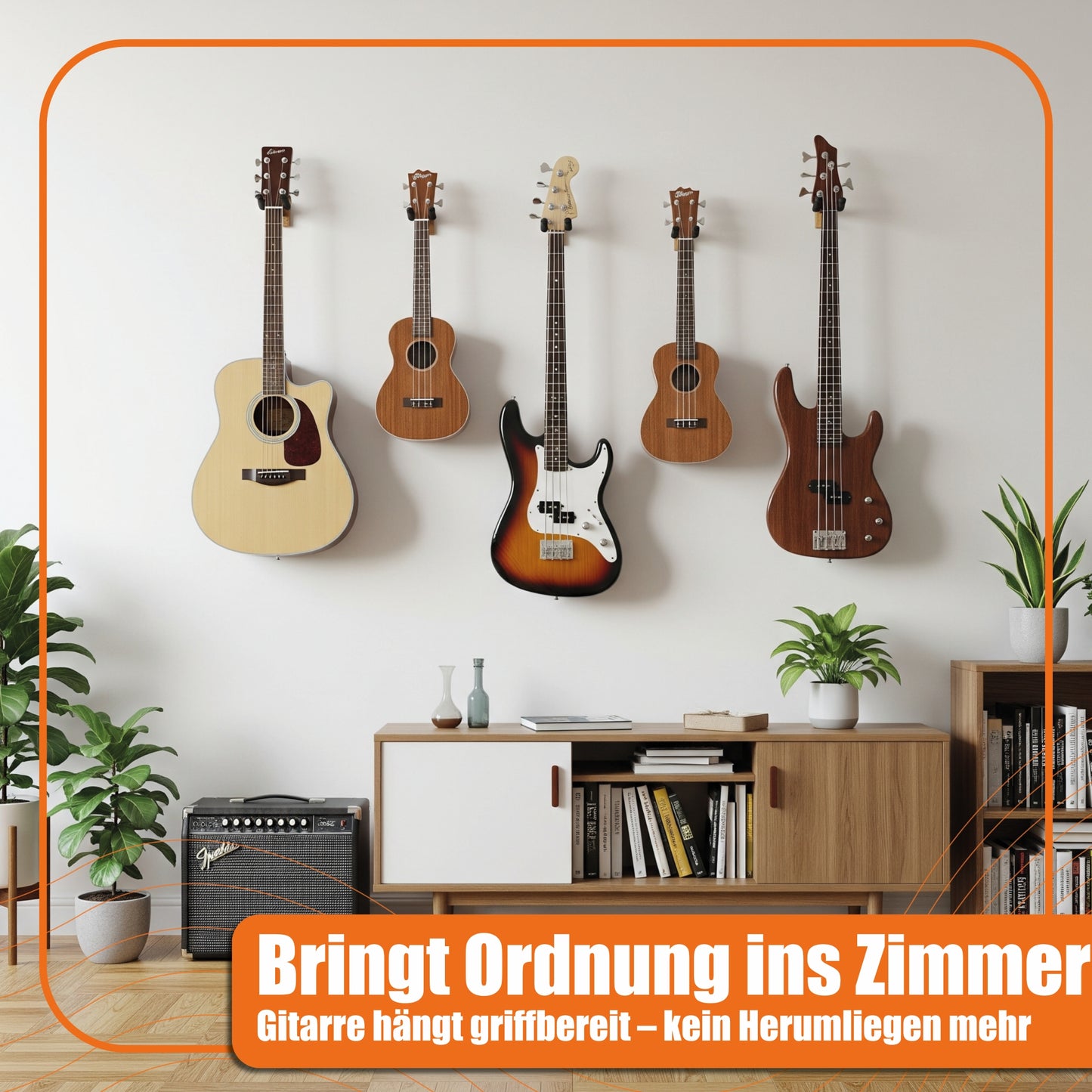 pixly® Gitarren Wandhalter