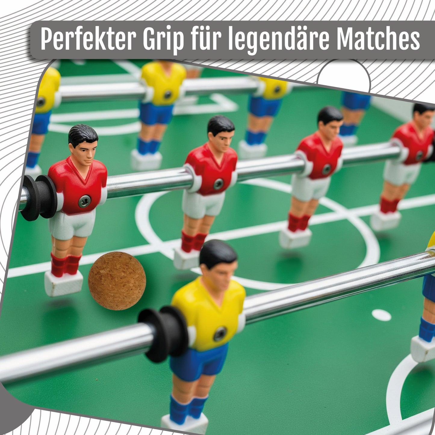12er Set Profi Turnier Kickerbälle; 35 & 36  mm