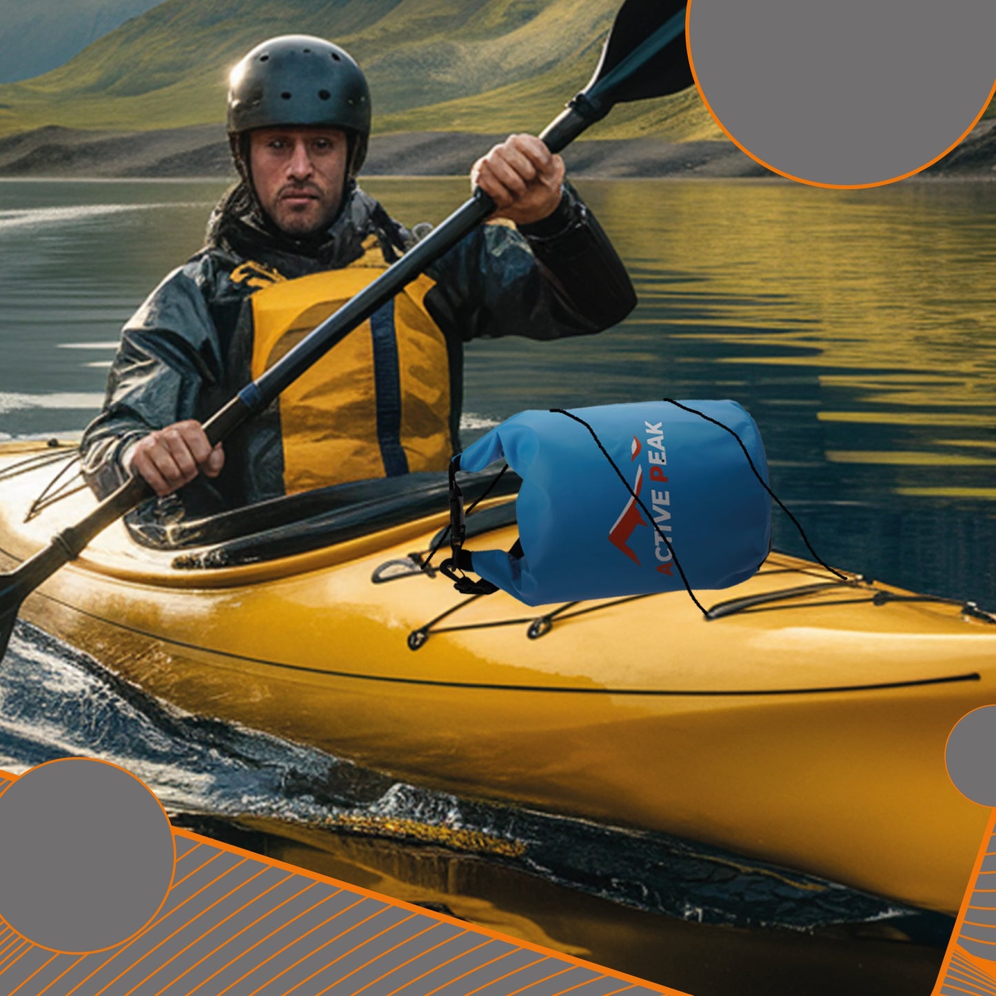 Active Peak® Dry Bag mit Smartphonetasche