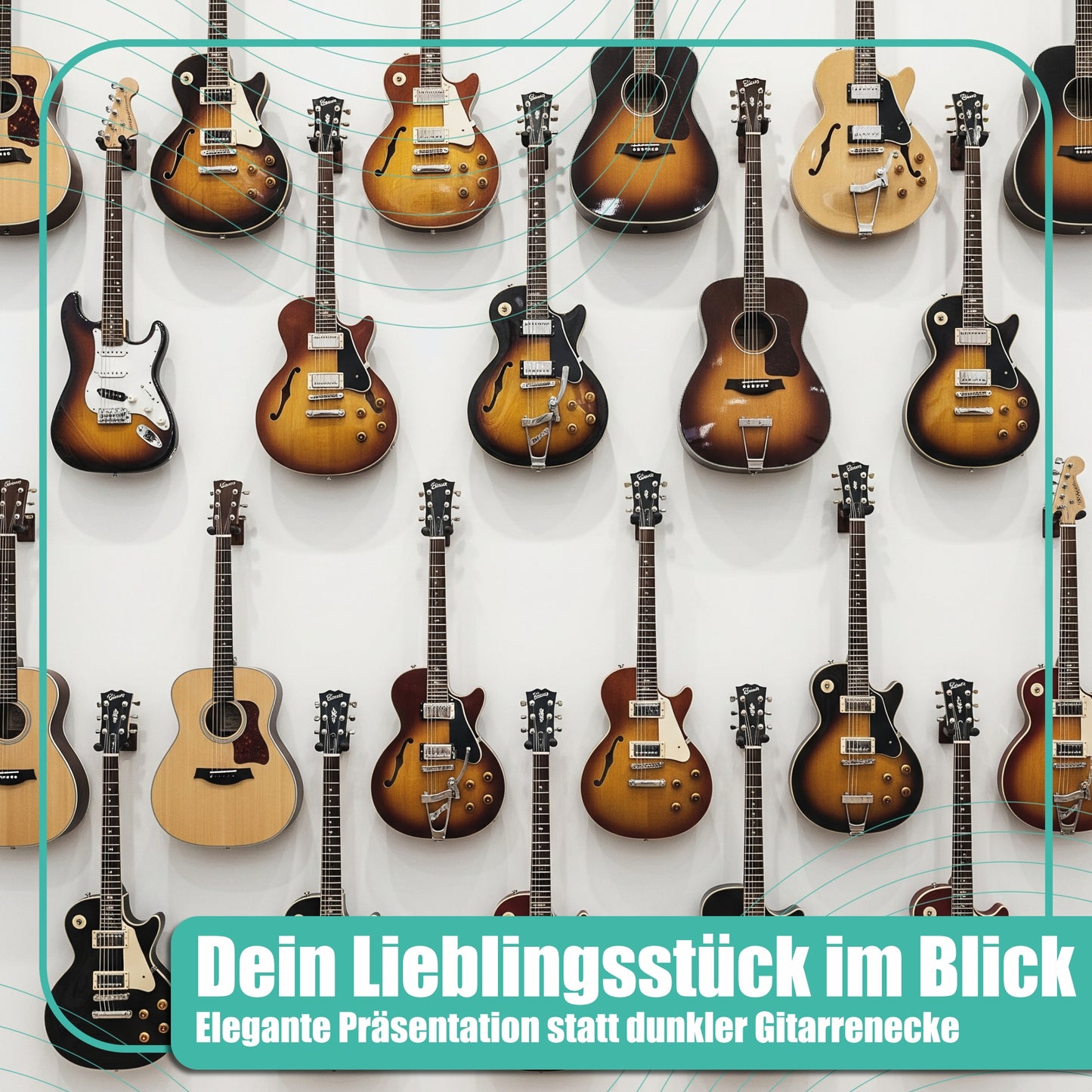 pixly® Gitarren Wandhalter