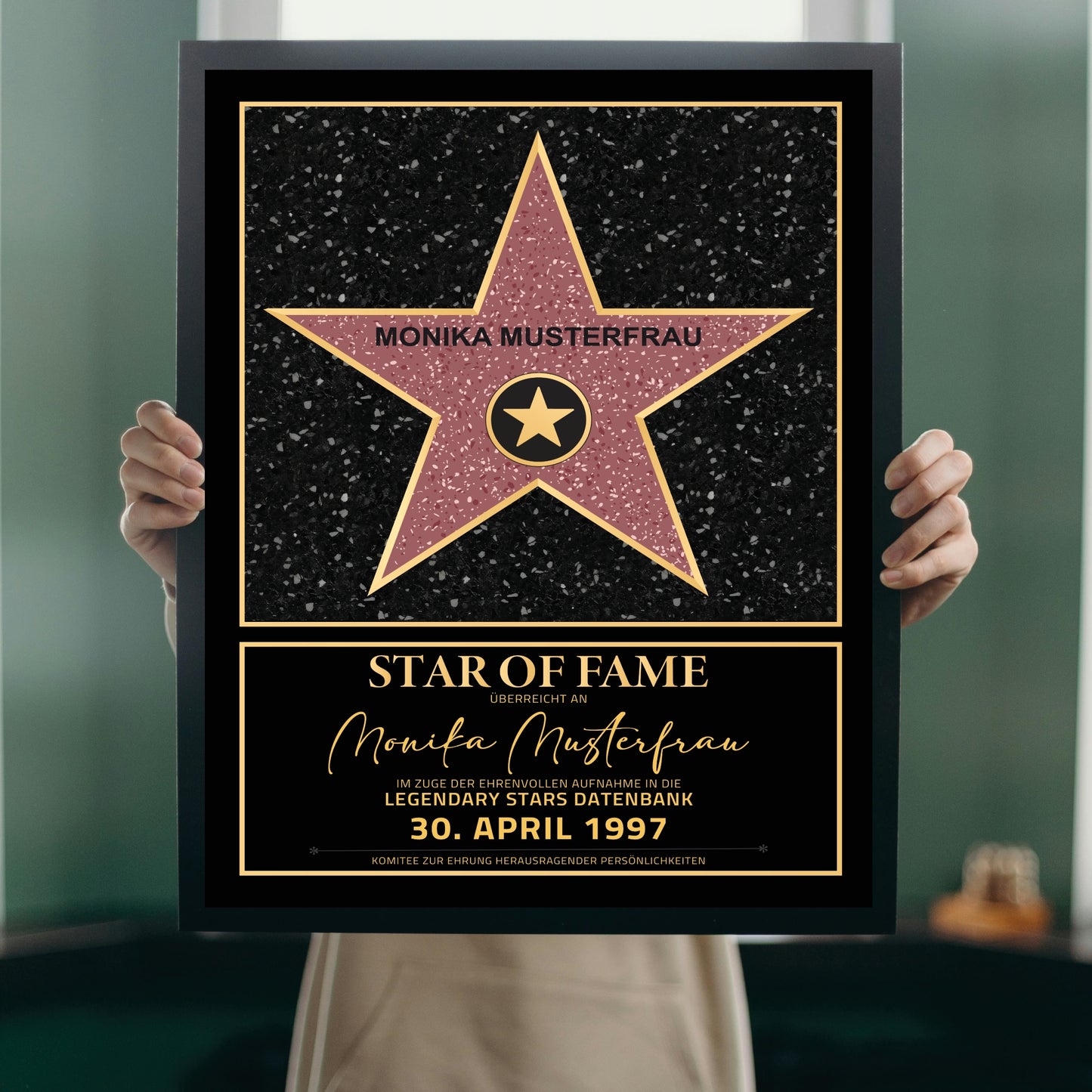 Poster personalisiert: Star of Fame