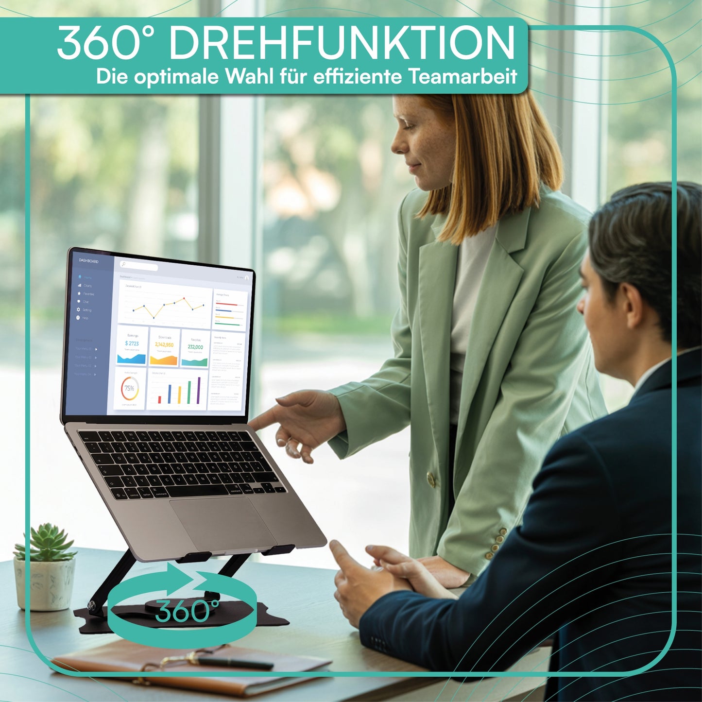 Laptop Ständer 360 Grad