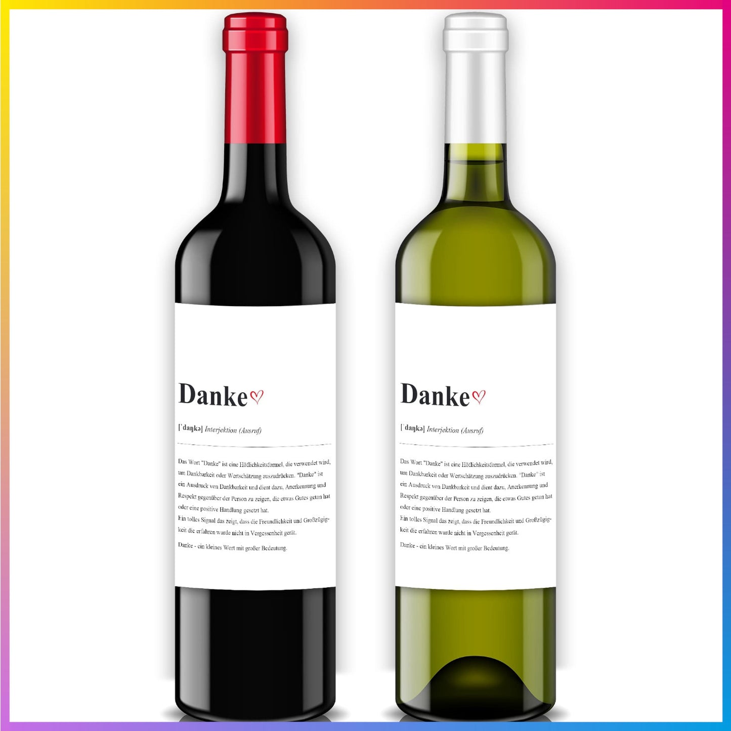 Parent: Bundle: Flaschenetiketten: 2er Set Definition
