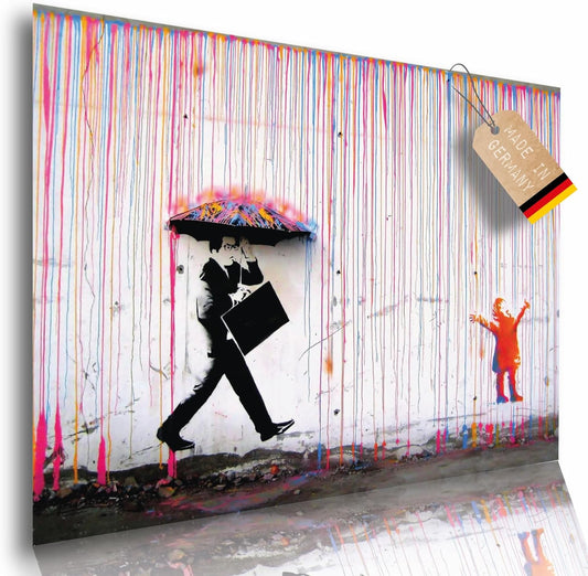 Poster: Regen Kind; Größe: 59,4 x 42 cm