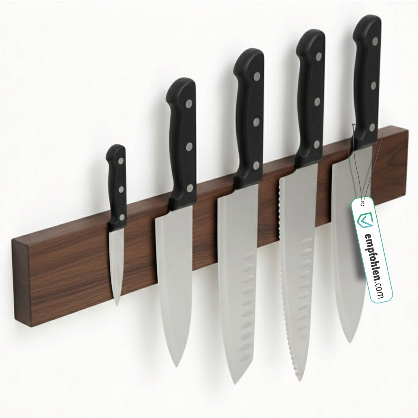 Magnetleiste aus Holz 40 cm Messerhalter