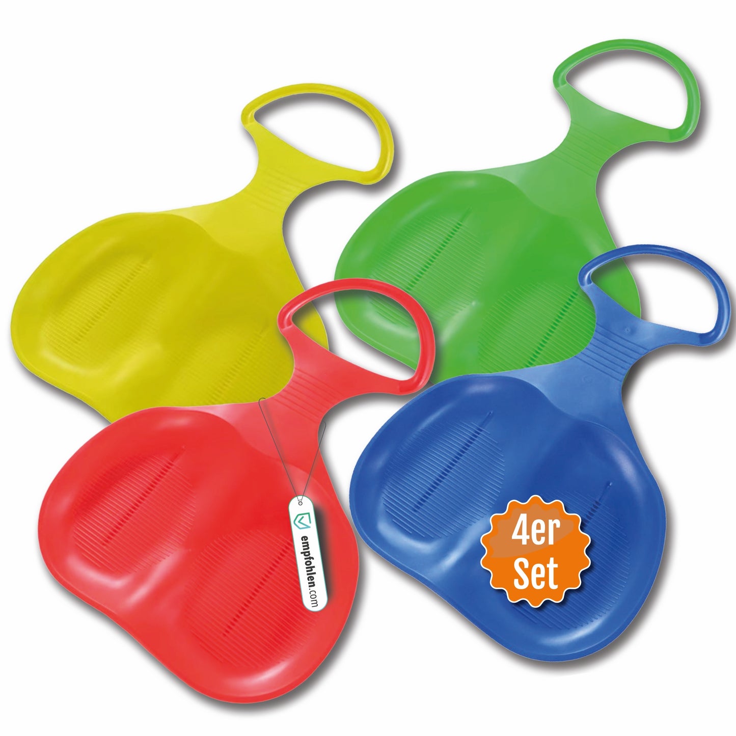 Po-Po Rutscher Bob Rodel Schlitten für Kinder & Erwachsene