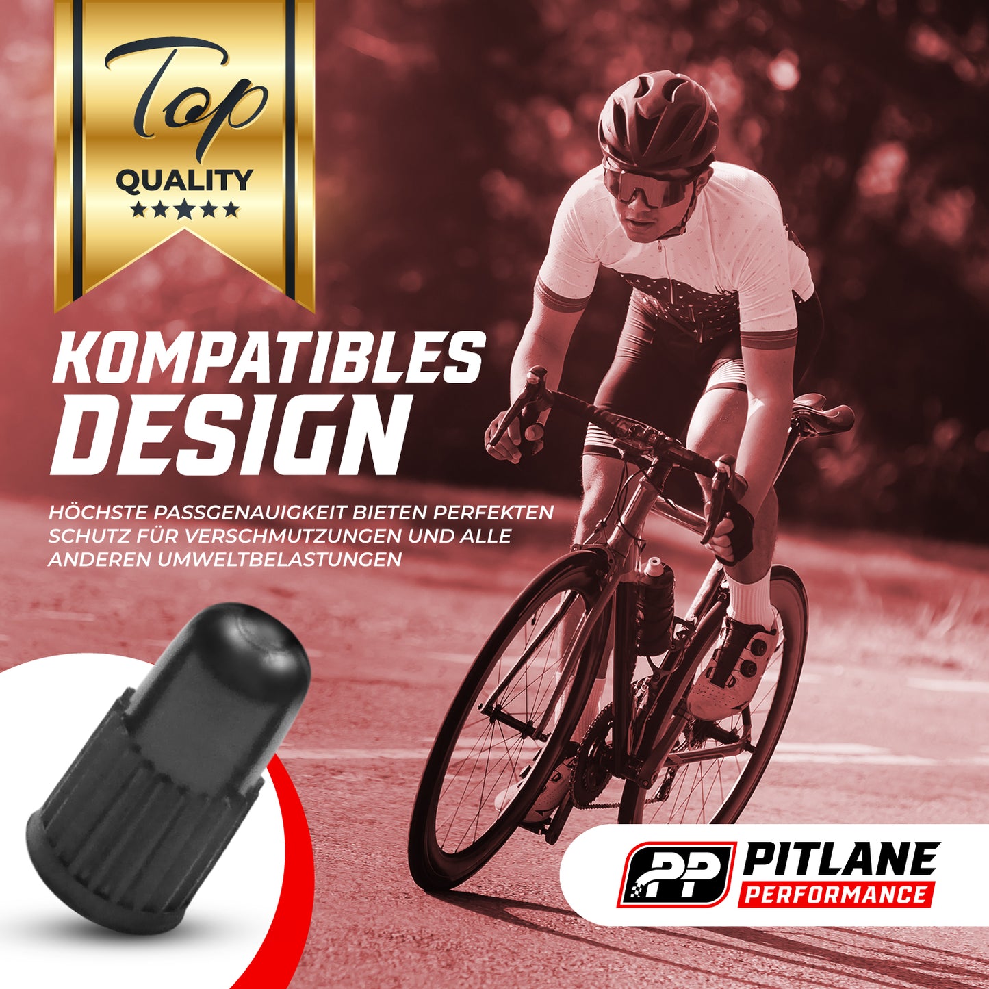 Parent: 10er Set: Fahrrad Ventilkappen Dunlop/Presta