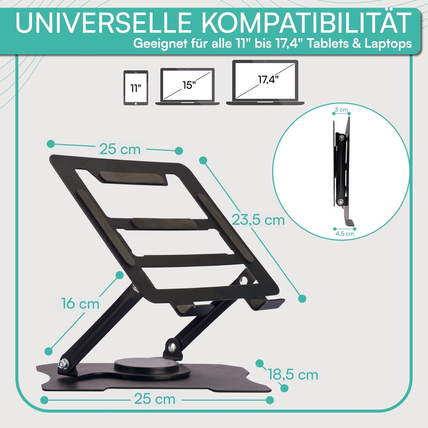 Laptop Ständer 360 Grad