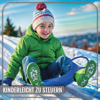 Po-Po Rutscher Bob Rodel Schlitten für Kinder & Erwachsene
