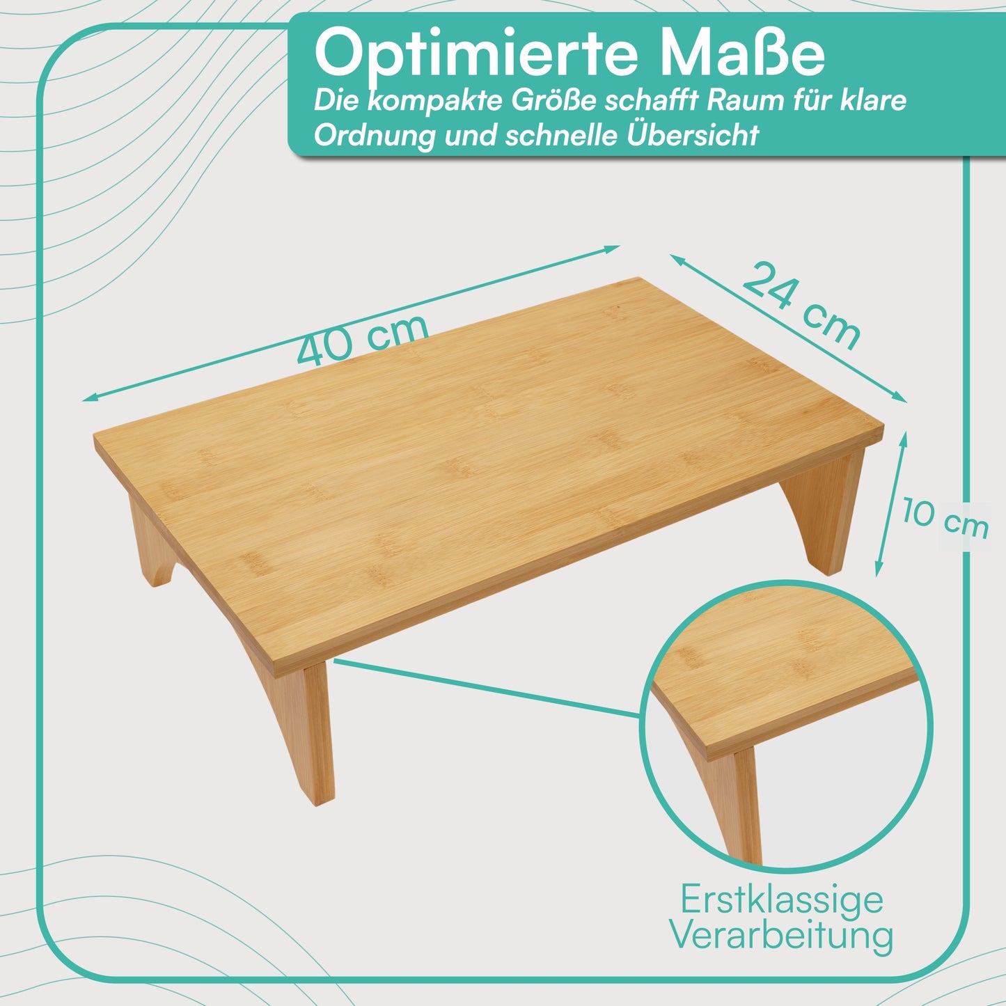 Monitorständer 40 x 24 x 10,5 cm