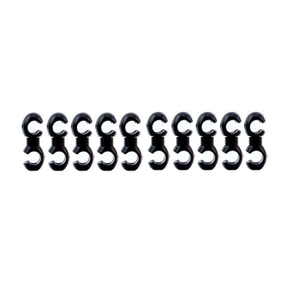 Fahrrad Hydraulikschlauch-Clips 8er Set Farbe: Schwarz