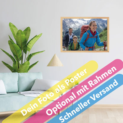 Personalisiertes Poster Eigenes Foto auf Poster Kunstdruck