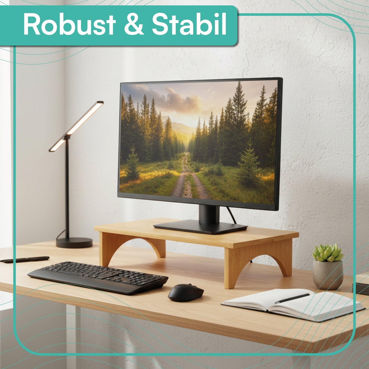 Monitorständer 40 x 24 x 10,5 cm