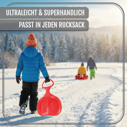 Po-Po Rutscher Bob Rodel Schlitten für Kinder & Erwachsene