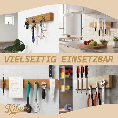 Magnetleiste aus Holz 40 cm Messerhalter