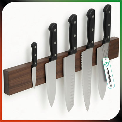 Magnetleiste aus Holz 40 cm Messerhalter