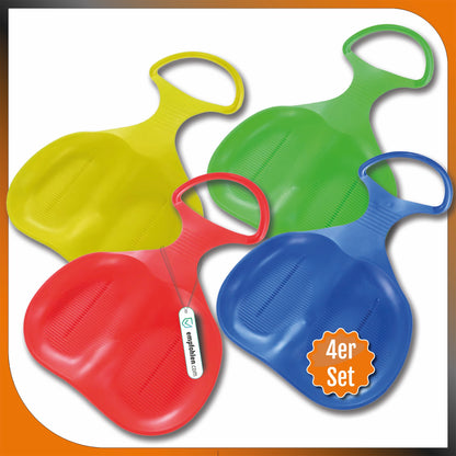 Po-Po Rutscher Bob Rodel Schlitten für Kinder & Erwachsene