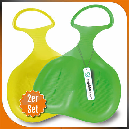 Po-Po Rutscher Bob Rodel Schlitten für Kinder & Erwachsene